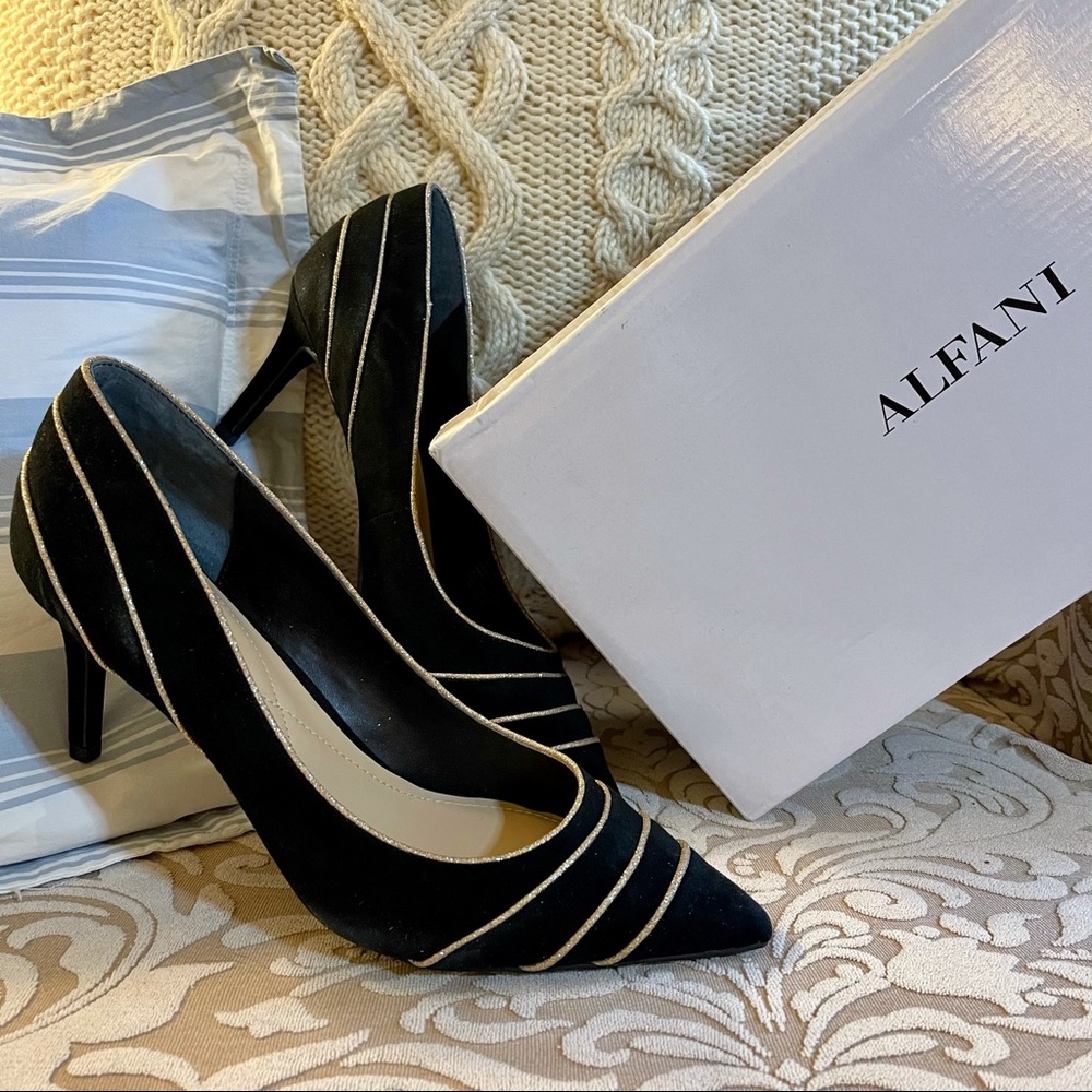 Alfani NIB Step ‘N Flex Suede Jeules Pumps